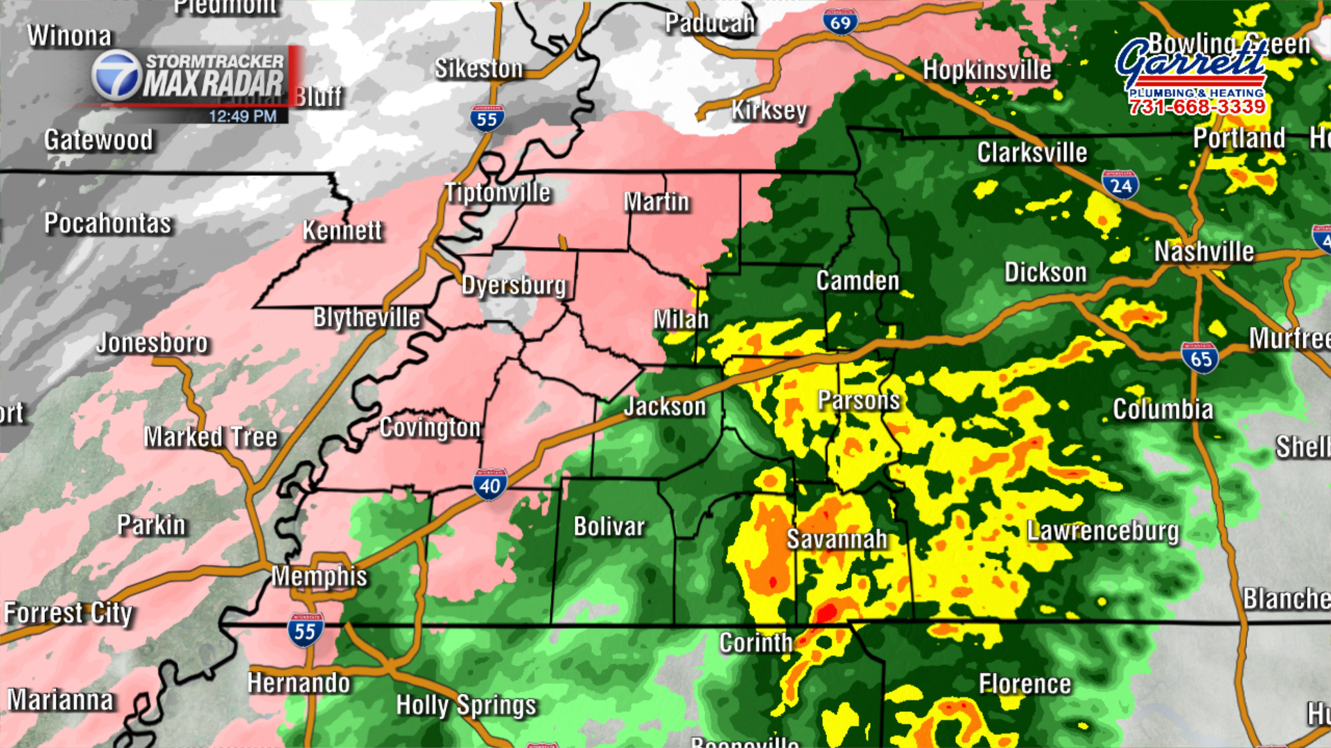 Winter Storm Brings Winter Weather and Heavy Rain Showers to
