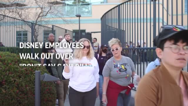 Disney In Balancing Act As Some Workers Walk Out In Protest