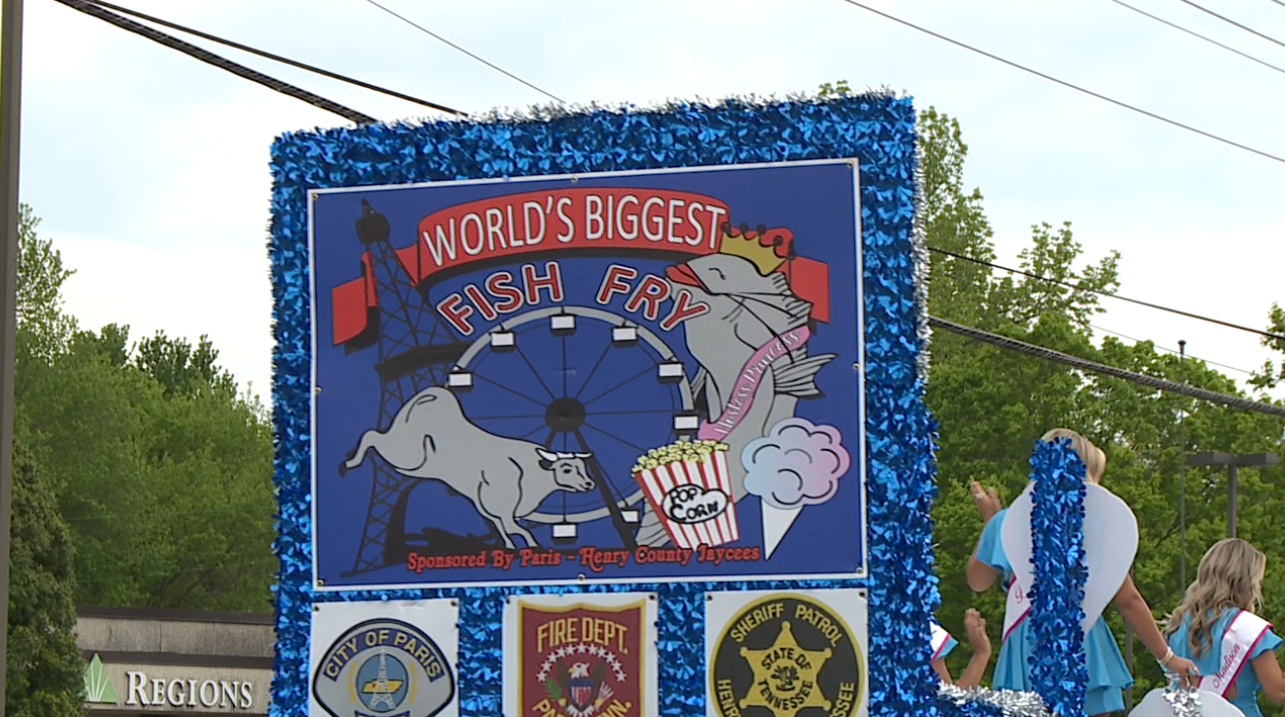 69th World's Biggest Fish Fry Parade moves through Paris WBBJ TV