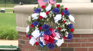Veterans Group Places Wreath 1