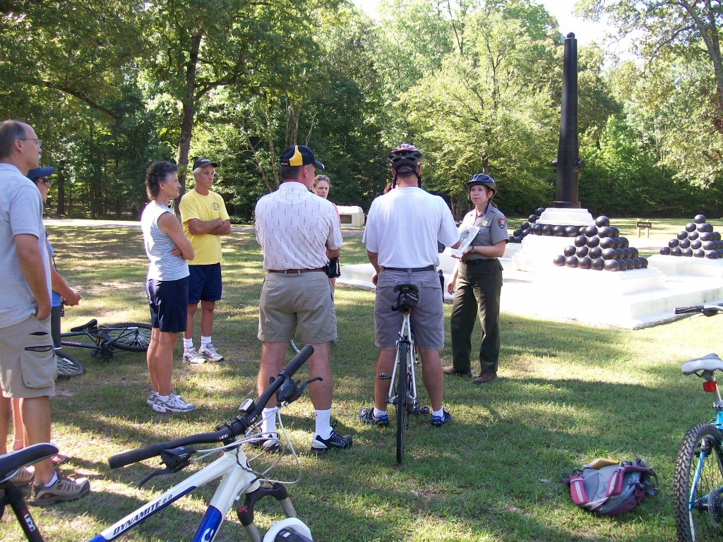 Ranger Leading Bicycle Tour Nps Photo