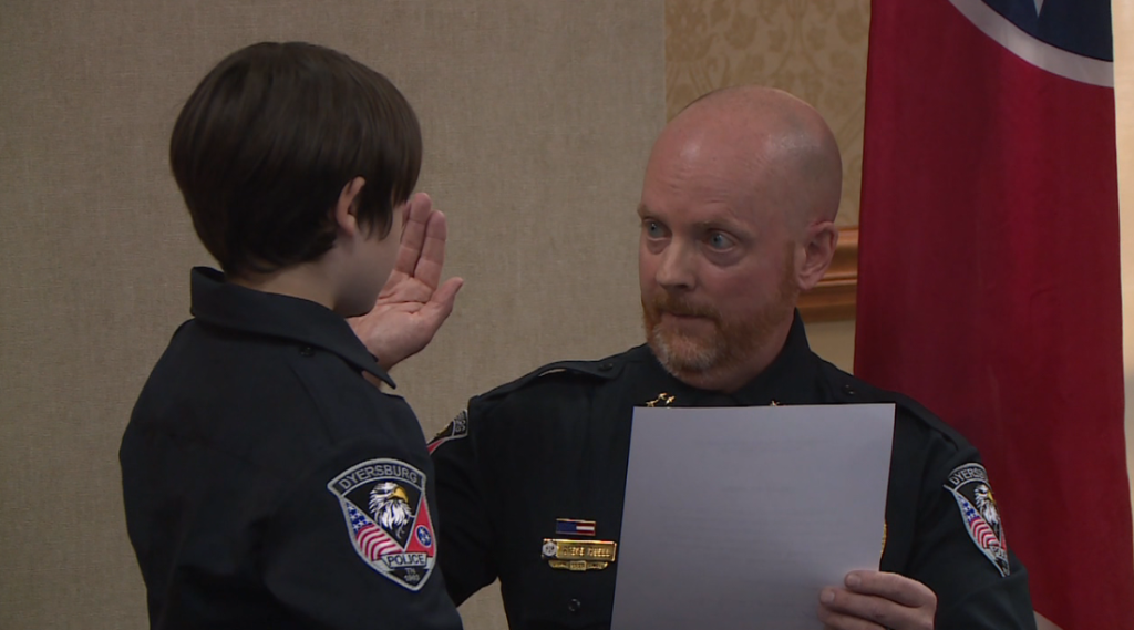 Six Year Old Sworn Into Law Enforcement Family 5