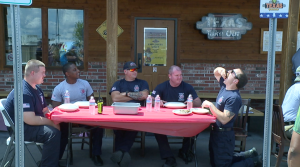 Battle Of The Badges Pits Fire Police Against Each Other In Eating Contest 2