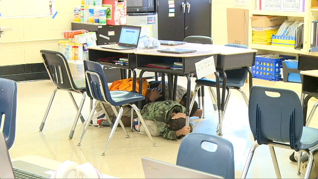 West Tennessee Students Participate in the Great ShakeOut National Earthquake Training