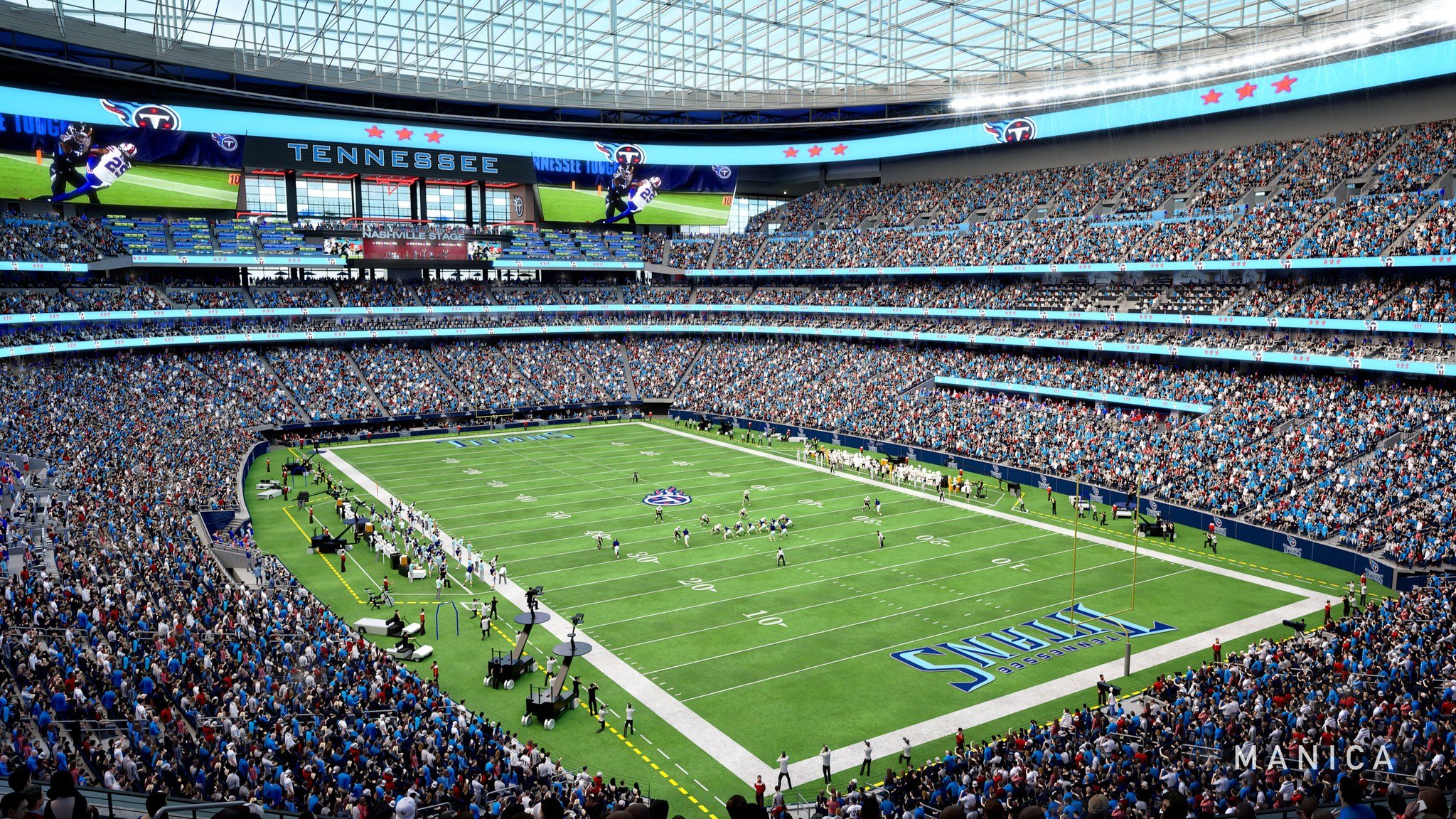 Tennessee Titans release renderings of proposed new domed stadium WBBJ TV