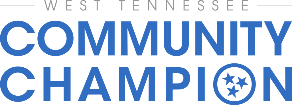 West Tn Community Champion Logo Blue