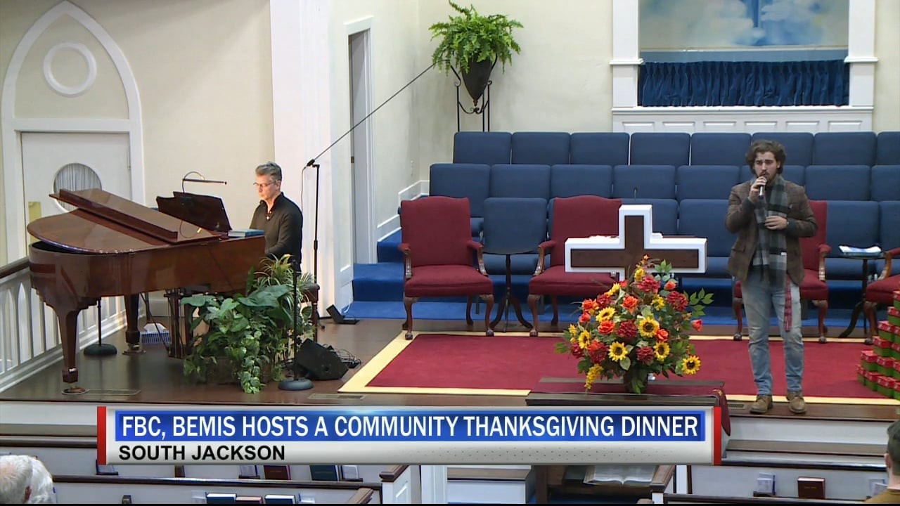 Bemis Thanksgiving Dinner - PKG - WBBJ TV