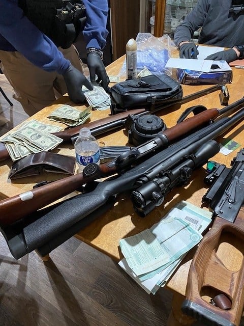Pearson Seized Weapons