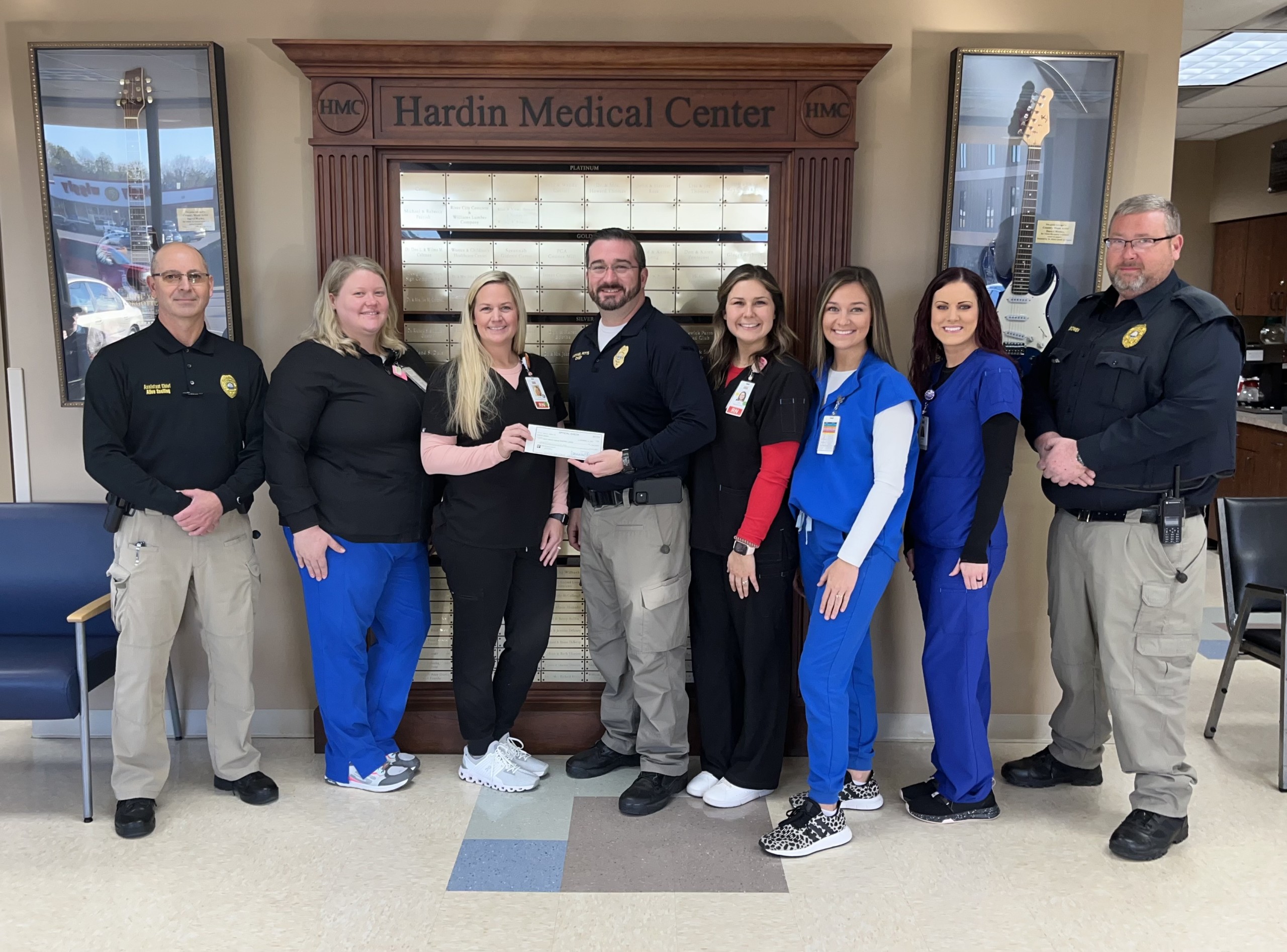 Police department presents check to cancer center - WBBJ TV