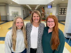 Viral video creators and teacher who inspired the idea - from LtoR