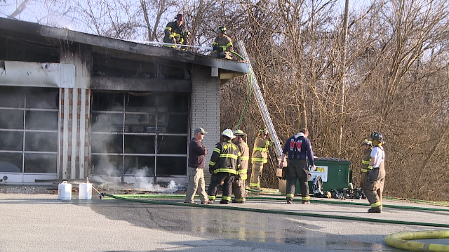 Medina Gas Station Catches Fire 1