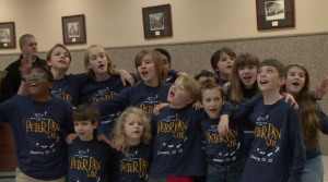 Peter Pan Cast Hold Pop Up Performance 3