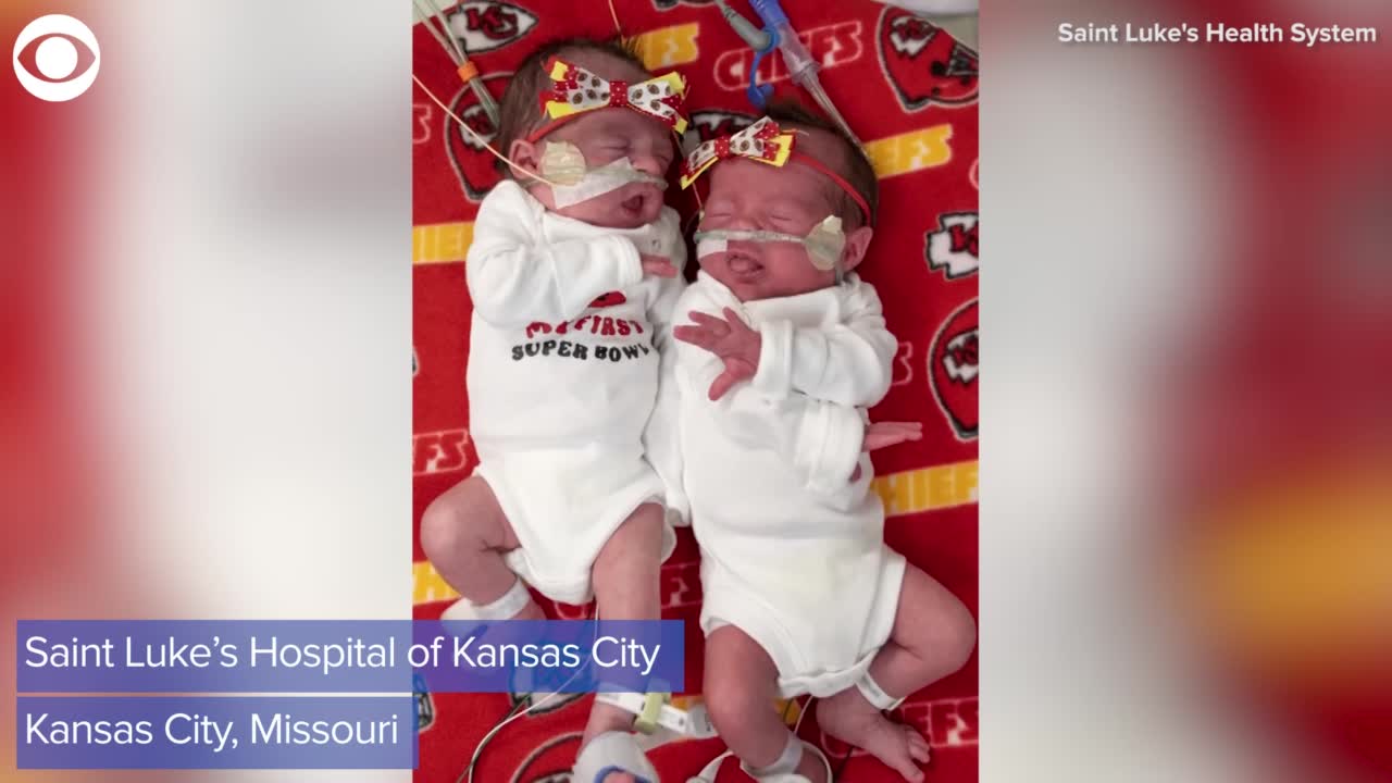 This Kansas hospital dressed its newborn babies like the Kansas City Chiefs