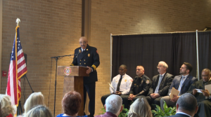 Darryl Samuels Don Friddle Sworn In As Fire Chief 3