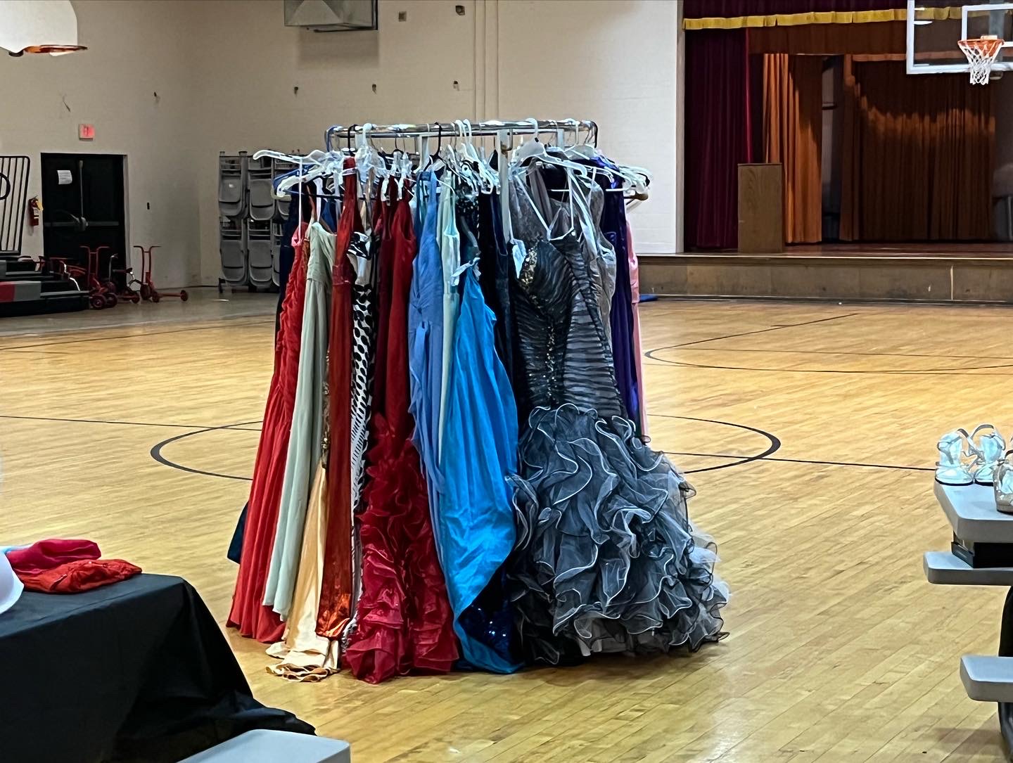 Prom Closet. Photo courtesy of Sara Cox. WBBJ TV