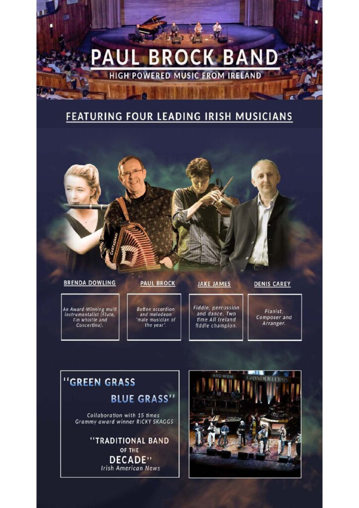 Paul Brock Promotional Poster Pdf