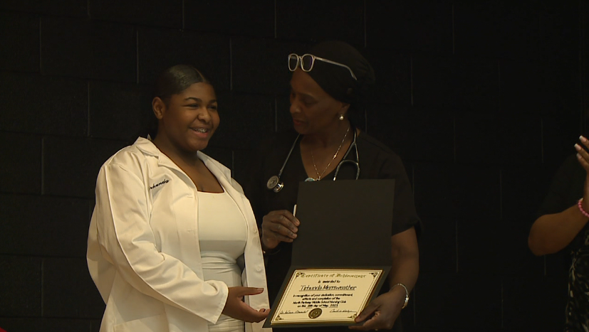 White Coat Ceremony Held At Local Middle School 1