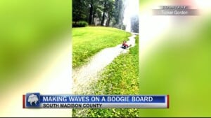 Boogie Boarding In Floods Vo