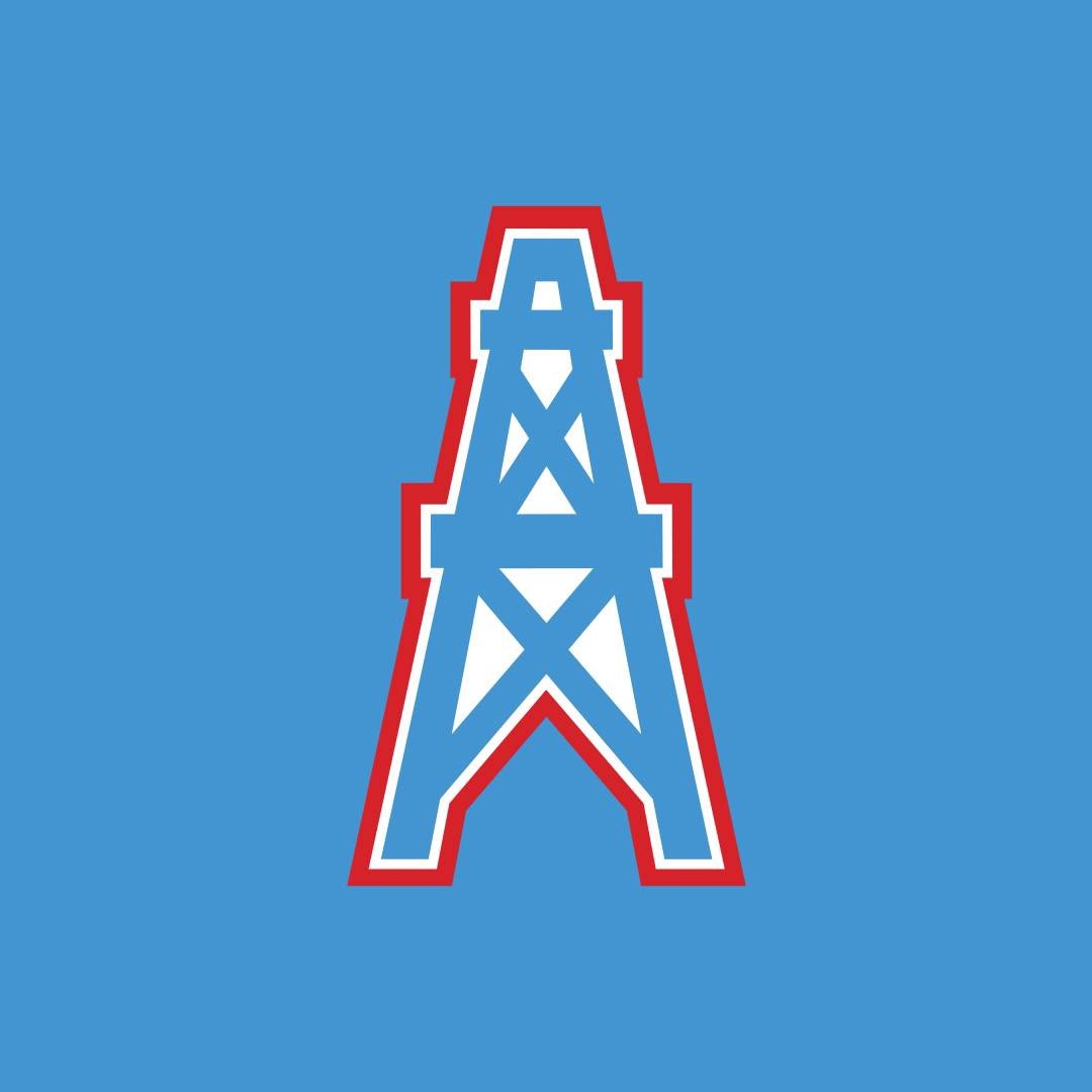 AFL Throwback Uniforms  Tennessee titans football, Houston oilers