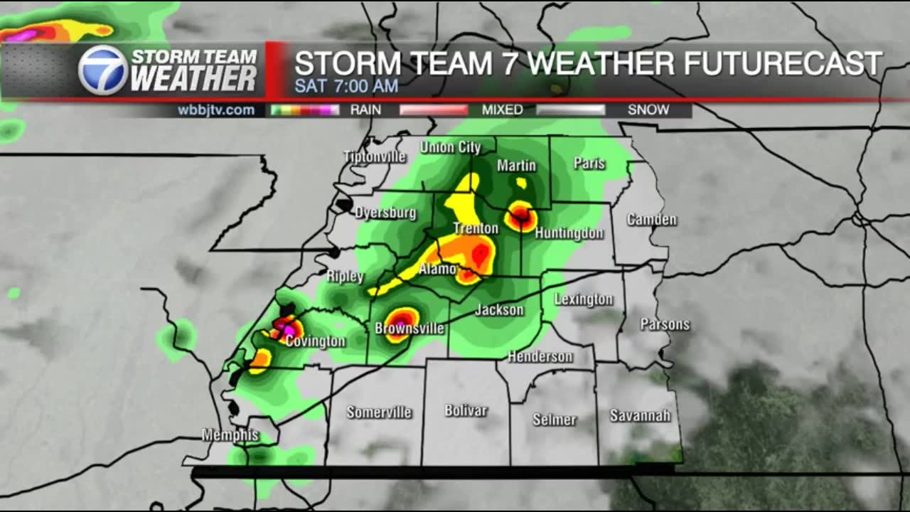 Stray Shower on Friday Storms Likely on Monday and Tuesday