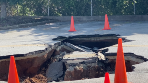 Old Hickory Mall Parking Lot Sinkhole 071023 1