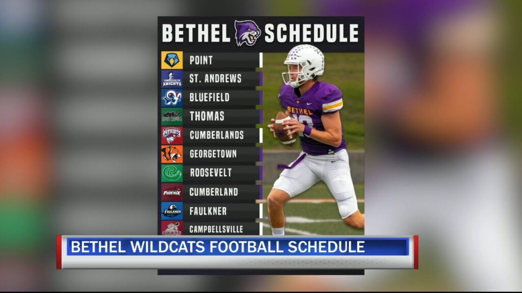 Bethel Football Schedule