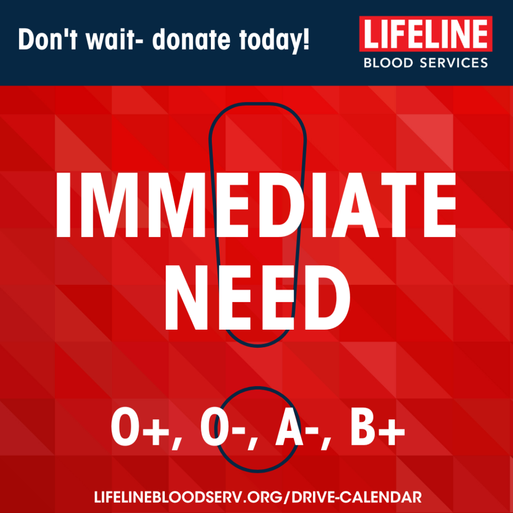 LIFELINE In Immediate Need Of Blood Donations - WBBJ TV