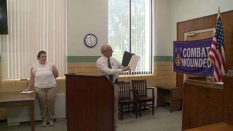 Mcnairy County Holds A Ceremony To Honor Their Purple Heart Veterans 1