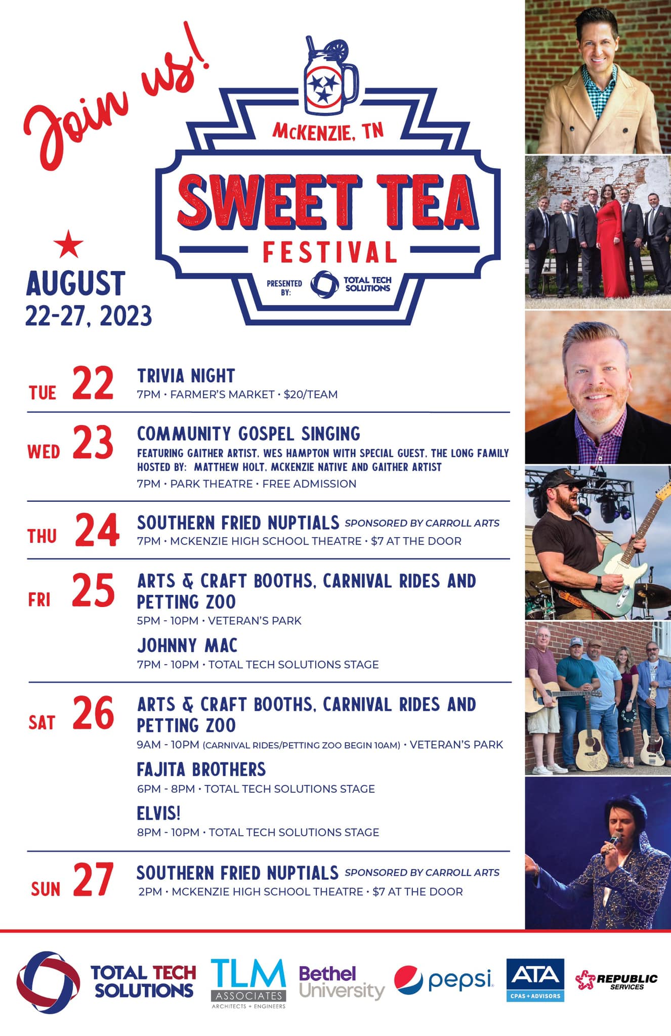 Sweet Tea Festival set for August 2227 WBBJ TV