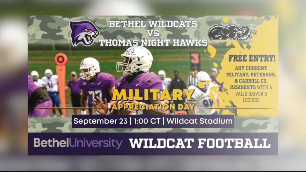 Bethel Wildcats Host Miltary Apperication Today 09/20/23
