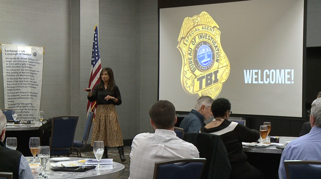 Tbi Visits Exchange Club Highlighting The Work Of Dogs Who Fight Crime 3