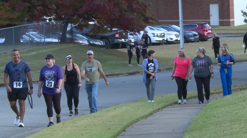 Residents Lace Up Shoes In Support Of Those Battling Breast Cancer 2