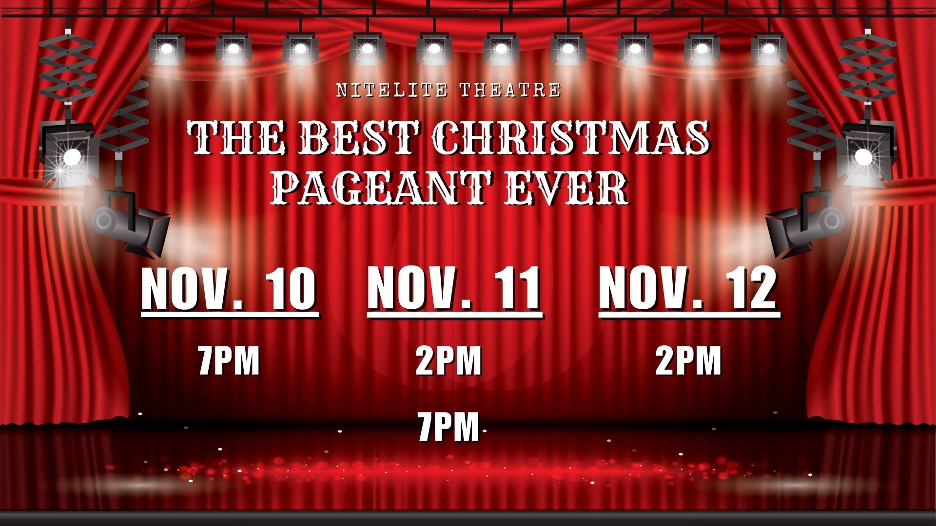 Nite Lite Theatre hosts first performance of "The Best Christmas Pageant Ever" WBBJ TV