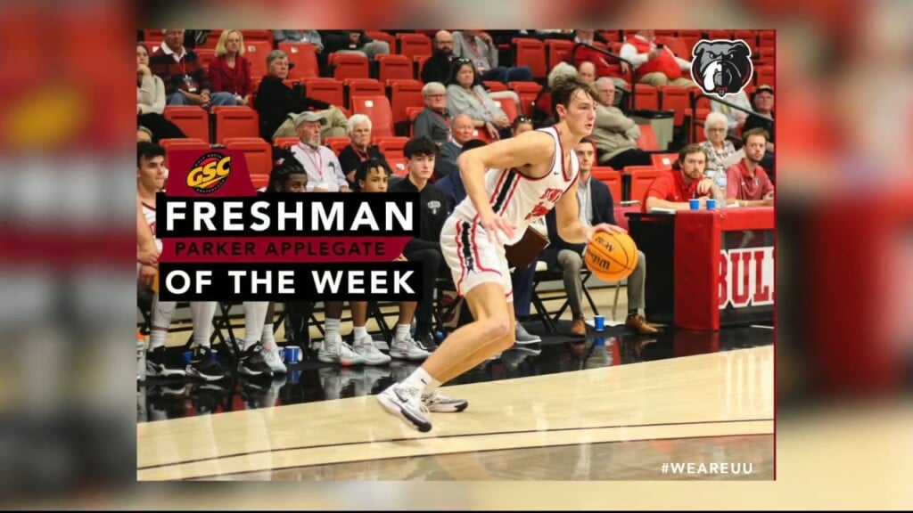 Parker Applegate Earns Gsc Freshman Of The Week 112023
