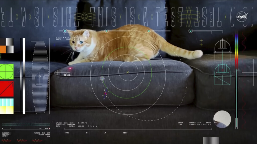 Nasa Laser Demo Cat