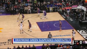 Draymond Green Suspended Indefitnley For Hitting Suns Player 121423
