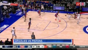 Grizllies Defeat Pistons Behind Desmond Bayne Career High 49 Points