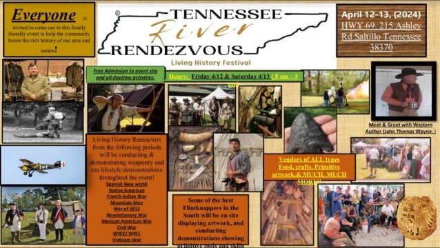 2024 Tennessee River Rendezvous Set For April 12 13 WBBJ TV   Tennessee River Rendezvous 2024 Flier 638x360 