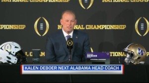 Alabama Name Kalen Deboe New Head Football Coach