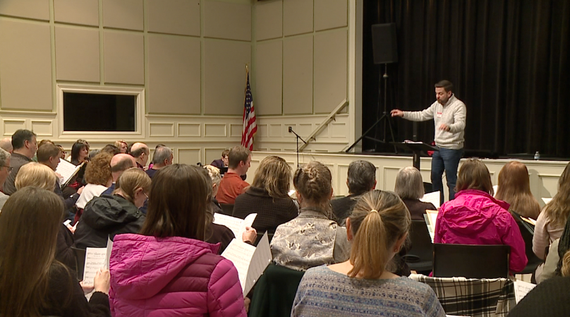 Rehearsal Held For Jackson Choral Society True Light Concert 1