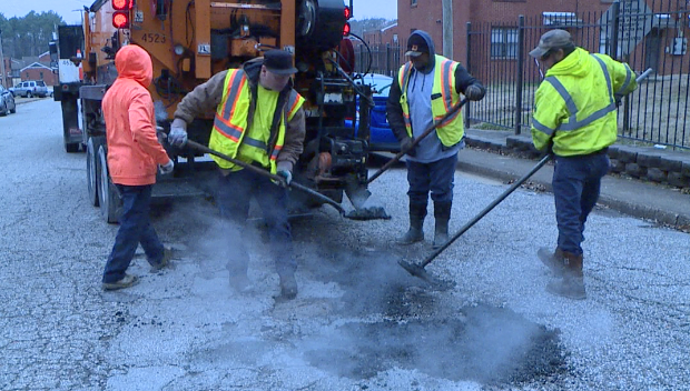 City Of Jackson Street Department Repairs Potholes 3