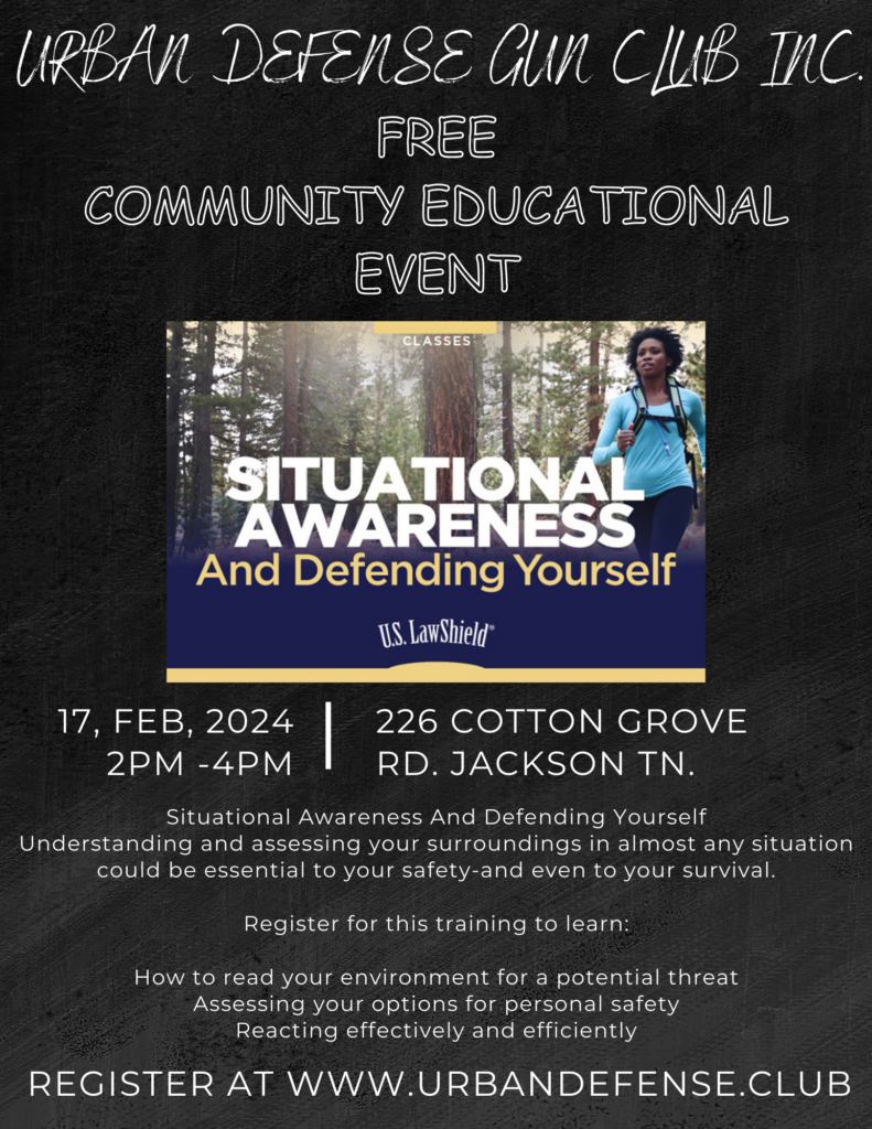 Situational Awareness And Defending Yourself