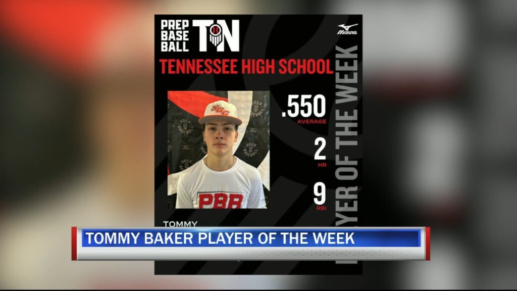 Tommy Baker Player Of The Week