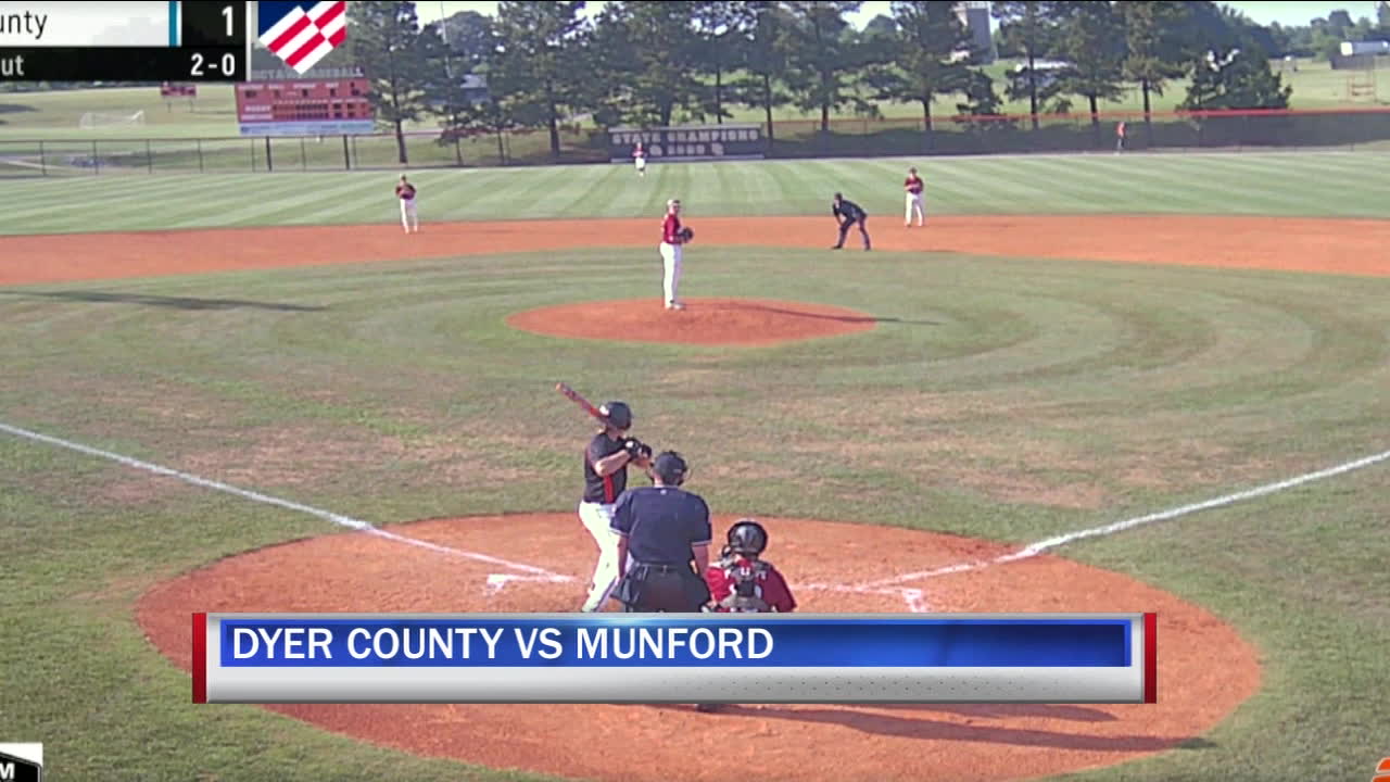 DYER COUNTY VS MUNFORD BASEBALL - WBBJ TV