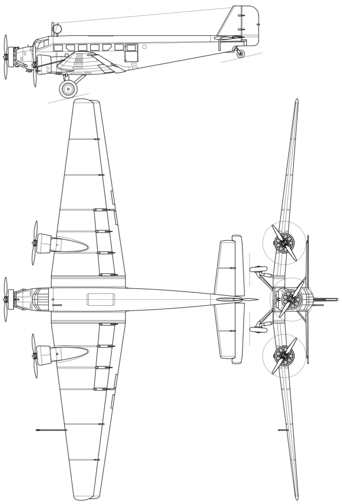 Junkers Ju 52 3 Viewsvg