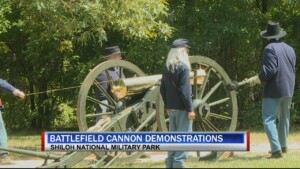 Cannon Firing At Shiloh Pkg