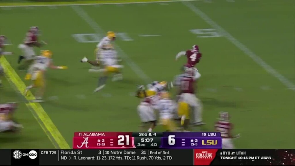 Highlight Monday Alabama Defeats Lsu