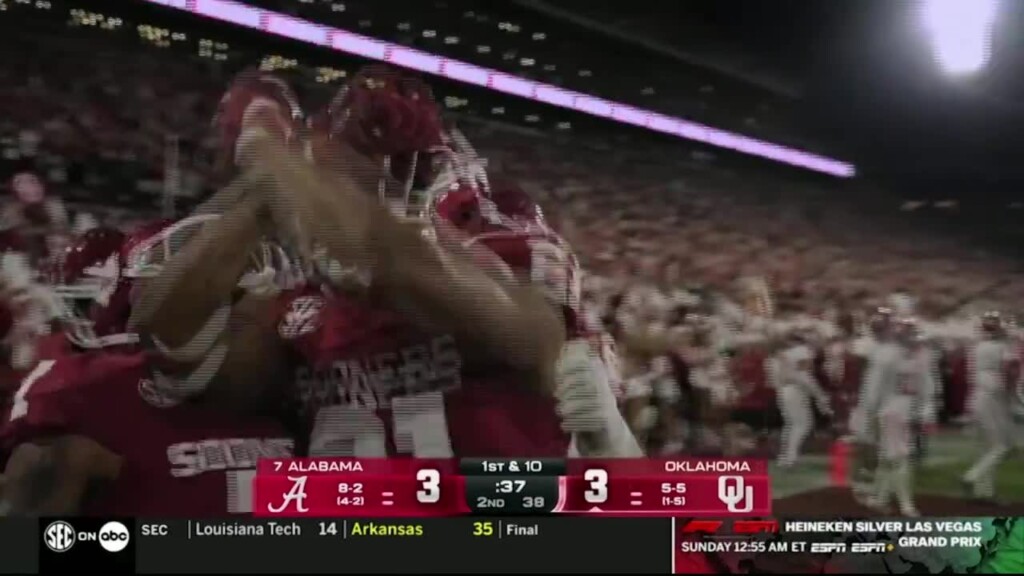 Highlight Monday Sooners Defeat Alabama