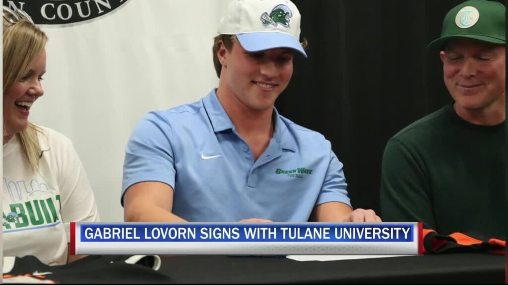Gabriel Lovorn Signs With Tulane