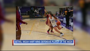 Micah Hart Win Defesnieve Womens Player Of The Week